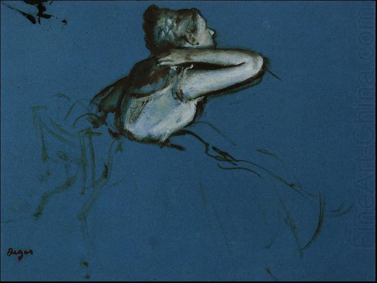 Edgar Degas Seated Dancer china oil painting image